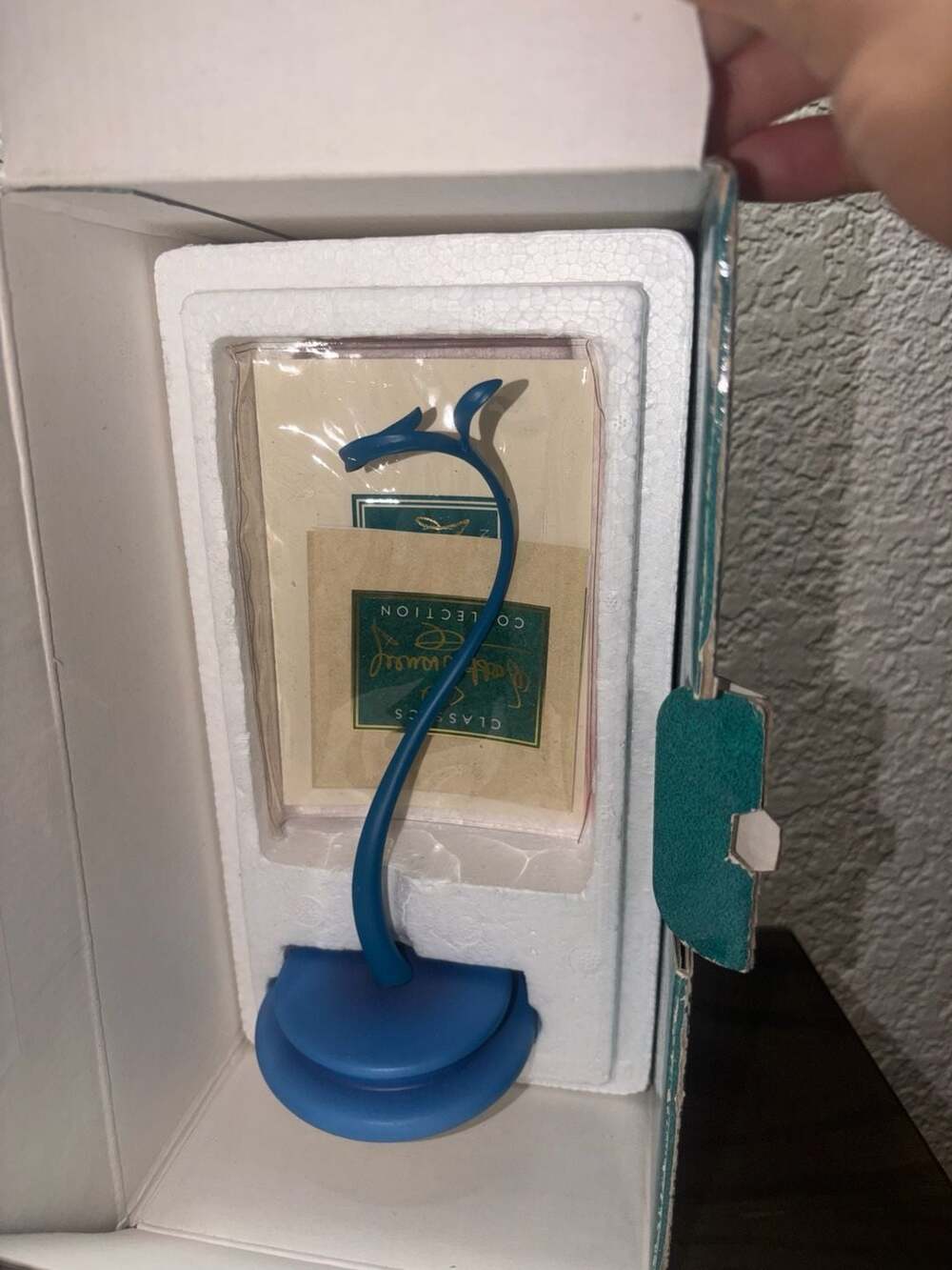 Walt Disney Classics Collection Fantasia Cupid Ornament Stand Blue